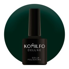 Гель-лак Komilfo Deluxe Series №D217 (темний бірюзово-зелений, емаль), 8 мл