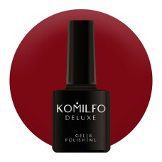 Гель-лак Komilfo Deluxe Series №D097 (коричнево-бордовий, емаль), 8 мл