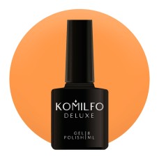 Гель-лак Komilfo Deluxe Series №D074 (оранжево-персиковий, емаль), 8 мл