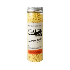 Воск для депиляции в гранулах Beauty Hard Wax Beans желтый, 400 г
