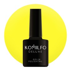 Гель-лак Komilfo Deluxe Series №D165 (жовтий, емаль), 8 мл