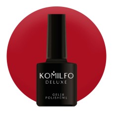 Гель-лак Komilfo Deluxe Series №D088 (малиново-бордовий, емаль), 8 мл