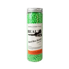 Воск для депиляции в гранулах Beauty Hard Wax Beans зеленый, 400 г