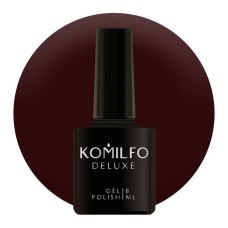 Гель-лак Komilfo Deluxe Series №D229 (темно-бордовий, емаль), 8 мл