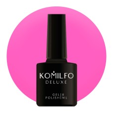 Гель-лак Komilfo Deluxe Series №D180 (насичений рожевий, емаль), 8 мл