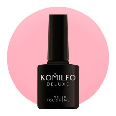 Гель-лак Komilfo Deluxe Series №D187 (ніжно-рожевий, емаль), 8 мл