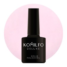 Гель-лак Komilfo Deluxe Series №D201 (світло-рожевий з шиммером для френча), 8 мл