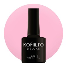 Гель-лак Komilfo Deluxe Series №D038 (яскравий лавандово-рожевий, емаль), 8 мл