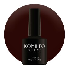 Гель-лак Komilfo Deluxe Series №D302 (коричнево-баклажановий, емаль), 8 мл