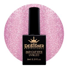 Гель-лак Designer 26D Cat Eye кошачий глаз №06, 9 мл