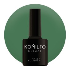 Гель-лак Komilfo Deluxe Series №D218 (приглушений зеленувато-бірюзовий, емаль), 8 мл