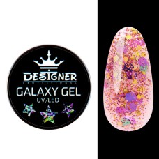 Глиттерный гель Designer Galaxy Gel GA-07, 10 г