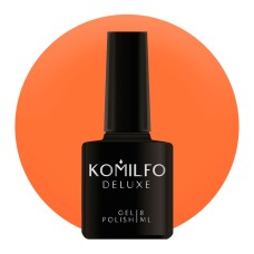 Гель-лак Komilfo Deluxe Series №D259 (персиково-оранжевий, емаль), 8 мл