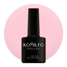 Гель-лак Komilfo Deluxe Series №D037 (приглушений рожево-ліловий, емаль), 8 мл