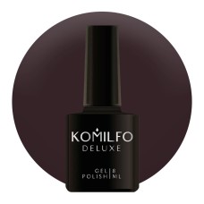 Гель-лак Komilfo Deluxe Series №D103 (темний синьо-сірий, емаль), 8 мл