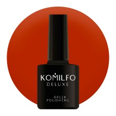 Гель-лак Komilfo Deluxe Series №D073 (темно-жовтогарячий, емаль), 8 мл