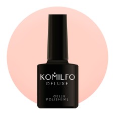 Гель-лак Komilfo Deluxe Series №D209 (блідий бежево-рожевий для френча, емаль), 8 мл