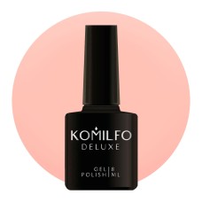 Гель-лак Komilfo Deluxe Series №D207 (кремово-рожевий для френча, емаль), 8 мл