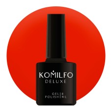 Гель-лак Komilfo Deluxe Series №D082 (класичний червоний, емаль), 8 мл