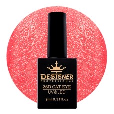 Гель-лак Designer 26D Cat Eye котяче око №12, 9 мл