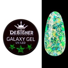 Глиттерный гель Designer Galaxy Gel GA-01, 10 г