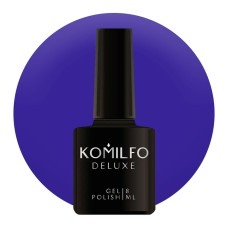 Гель-лак Komilfo Deluxe Series №D253 (насичений синій, емаль), 8 мл