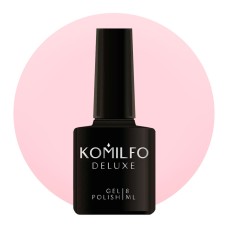 Гель-лак Komilfo Deluxe Series №D027 (світлий фіолетово-рожевий, емаль), 8 мл