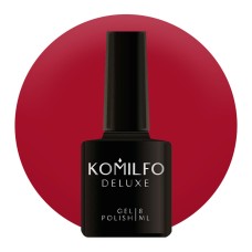 Гель-лак Komilfo Deluxe Series №D090 (ягідний темно-малиновий, емаль), 8 мл