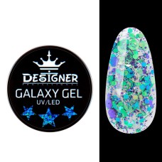 Глиттерный гель Designer Galaxy Gel GA-04, 10 г