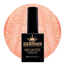 Гель-лак Designer 26D Cat Eye кошачий глаз №10, 9 мл